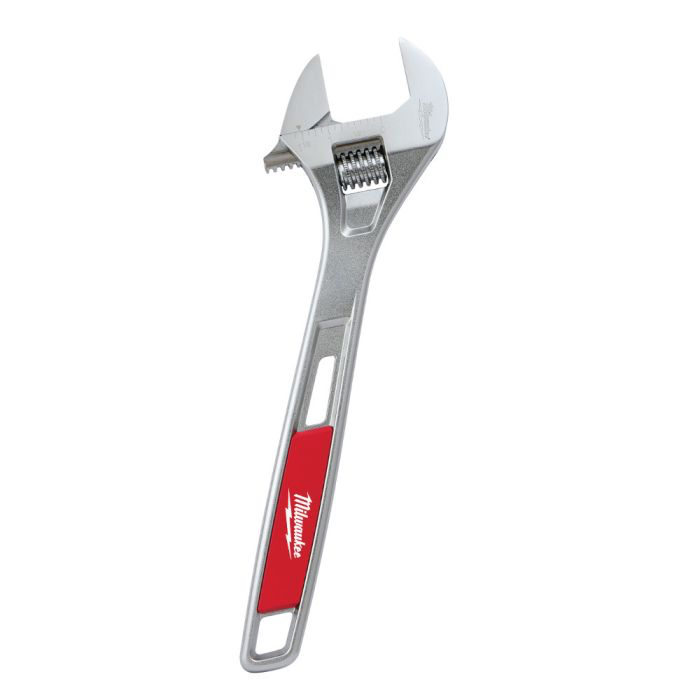 Milwaukee Tool Adj. Wrench,Steel,Chrome,14-11/32 in Ol 48-22-7412 - All