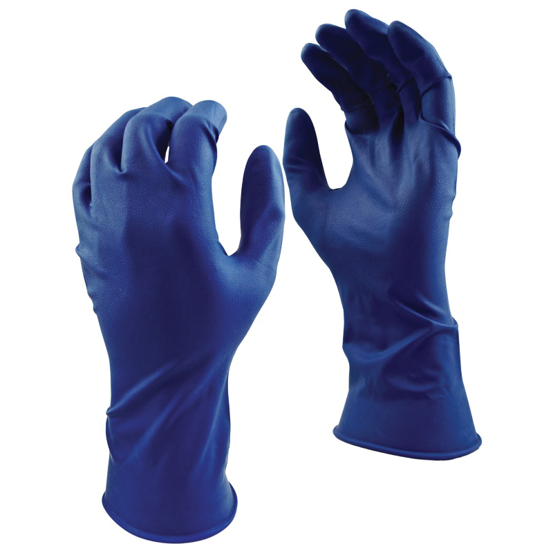 Grease Monkey Latex Disposable Gloves, 15-mil, Powder-Free, Assorted Sizes, 50-pk (5553PF-L)