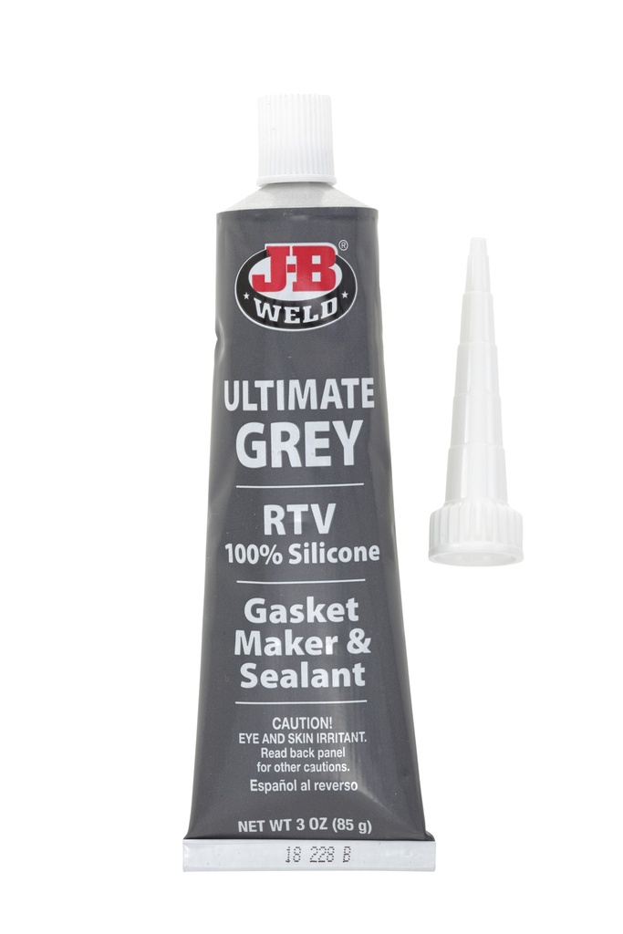 J-B Weld 32327 Ultimate Grey Gasket Maker & Sealant, 3-oz