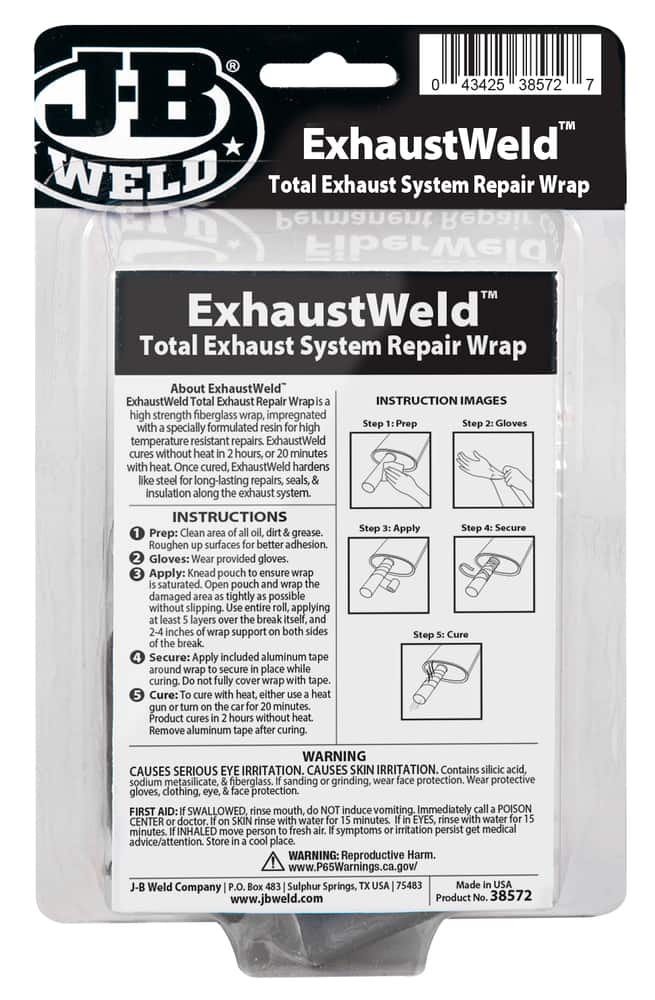 J-B Weld Exhaust Weld Total Exhaust Repair Wrap, Single, 2-in X 72-in