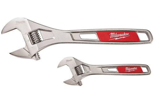 [48-22-7400] Milwaukee 2 Piece Adjustable Wrench Set