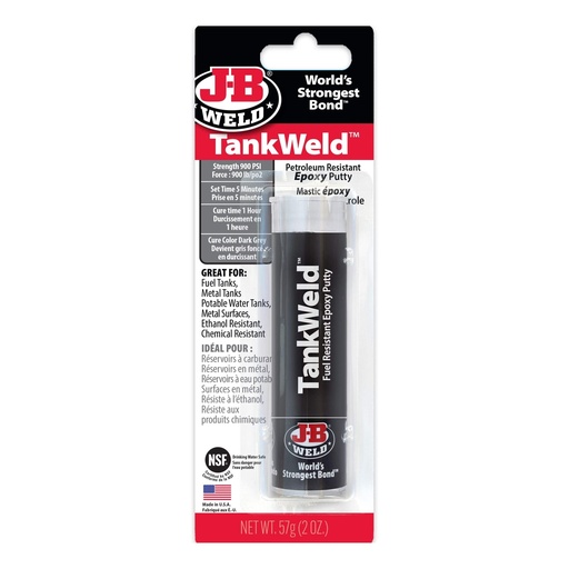 [8217CAN] JB Weld TankWeld Repair Kit, 57-g